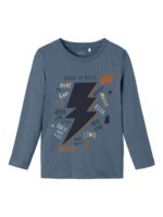 Name it Παιδική Μπλούζα για Αγόρι Μπλε 13218862-Bluefin - Image 4