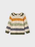 Name it Παιδικό Πουλόβερ για Αγόρι Μπεζ 13220786-Peyote Melange