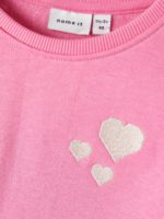 Name it Παιδικό Φούτερ για Κορίτσι Ροζ 13221560-Pink Cosmos - Image 3