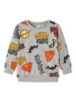 Name it Παιδικό Φούτερ για Αγόρι Γκρι 13221190-Grey Melange