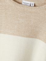 Name it Παιδικό Πουλόβερ για Αγόρι Μπεζ 13220347-Oxford Tan - Image 3