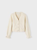 Name it Παιδική Ζακέτα για Κορίτσι Μπεζ 13220777-Buttercream - Image 4