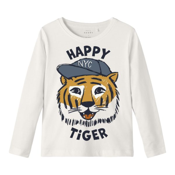 Name it Παιδική Μπλούζα για Αγόρι Άσπρο 13218862-White Alyssum