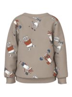 Name it Παιδικό Φούτερ για Αγόρι Μπεζ 13220382-Oxford Tan - Image 3