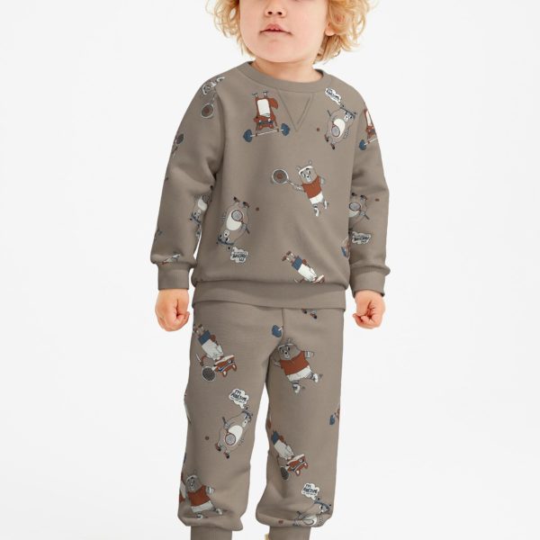 Name it Παιδικό Φούτερ για Αγόρι Μπεζ 13220382-Oxford Tan