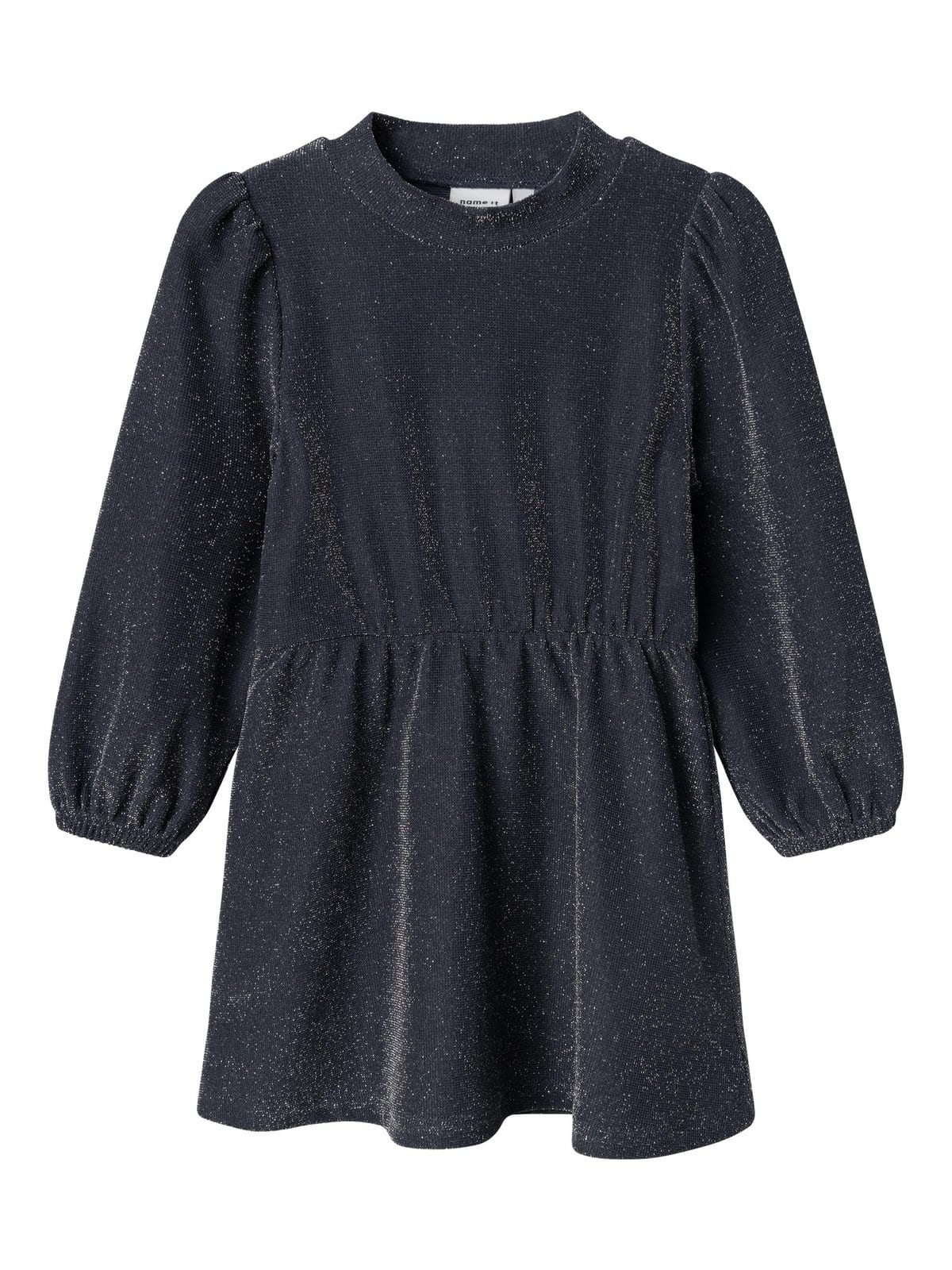 NAME-IT_Autumnwinter_4354343_13223579 Name it Παιδικό Φόρεμα για Κορίτσι Γκρι 13223579-India Ink - Image 1