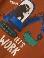 Name it Παιδική Μπλούζα για Αγόρι Καφέ 13220017-Coconut Shell - Image 2