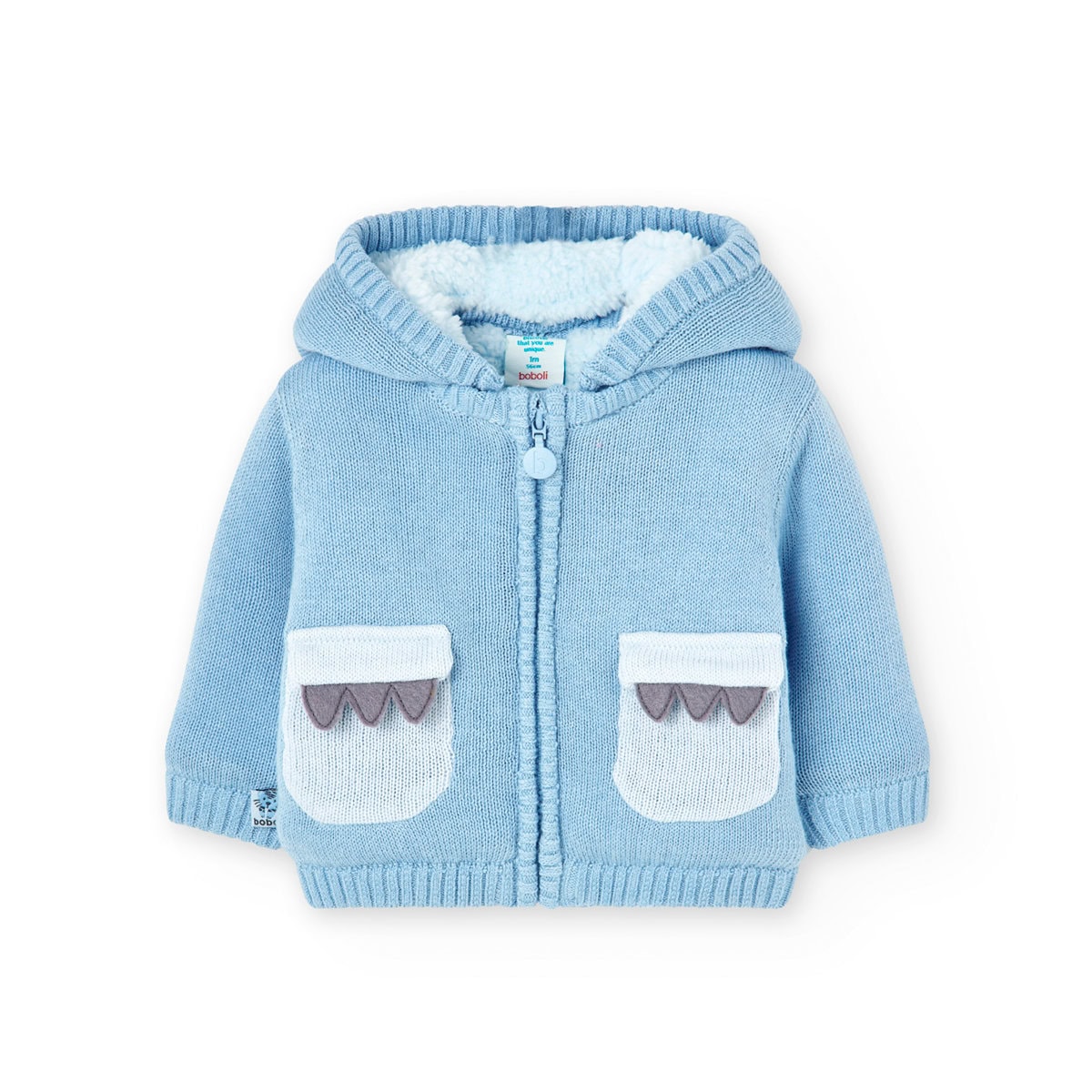 1071212560_a Boboli Παιδική Ζακέτα για Αγόρι Μπλε 107121-2560 - Image 1