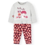 Boboli Παιδικό Σετ για Κορίτσι Εκρού 117065-7359