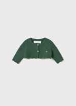 Mayoral Βρεφική Ζακέτα κοντή Πλεκτή βασική για Κορίτσι Πράσινο 13-00307-054