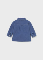 Mayoral Βρεφικό Πουκάμισο μακρυμάνικο για Αγόρι Μπλε 13-02166-005 - Image 2