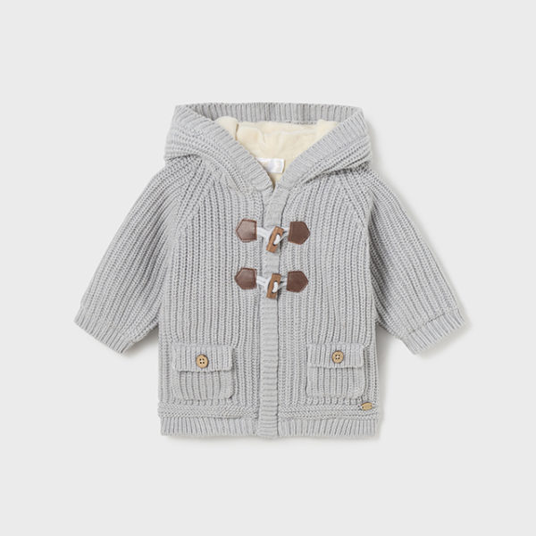 Mayoral Βρεφική Ζακέτα Πλεκτή για Αγόρι Γκρι 13-02302-027