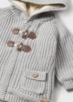 Mayoral Βρεφική Ζακέτα Πλεκτή για Αγόρι Γκρι 13-02302-027 - Image 3