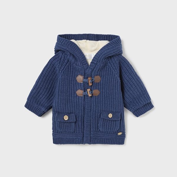 Mayoral Βρεφική Ζακέτα Πλεκτή για Αγόρι Μπλε 13-02302-029