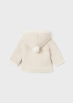 Mayoral Βρεφική Ζακέτα πομ-πον  για Κορίτσι Μπεζ 13-02304-042 - Image 2