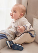 Mayoral Βρεφικό Ζέρσεϊ ζακάρ  για Αγόρι Άσπρο 13-02305-018 - Image 4