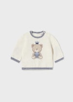 Mayoral Βρεφικό Ζέρσεϊ ζακάρ  για Αγόρι Άσπρο 13-02305-018