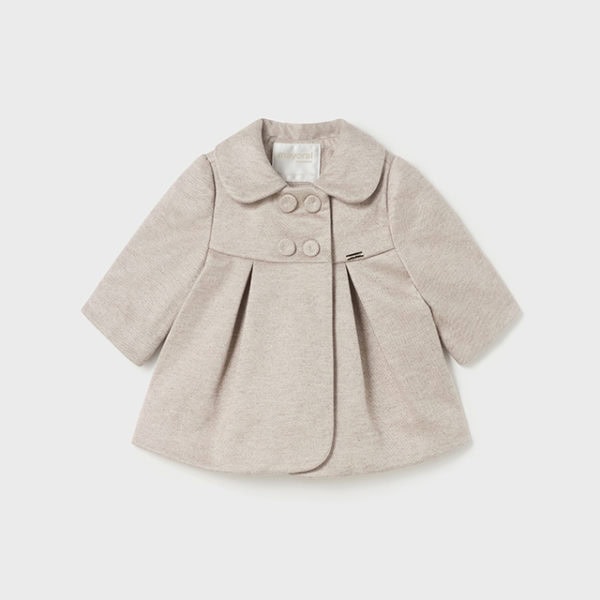 Mayoral Βρεφικό Παλτό υφασματινο  για Κορίτσι Γκρι 13-02406-083