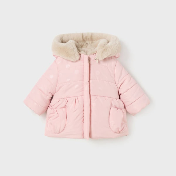 Mayoral Βρεφικό Mπουφάν διπλης οψεως  για Κορίτσι Ροζ 13-02407-090