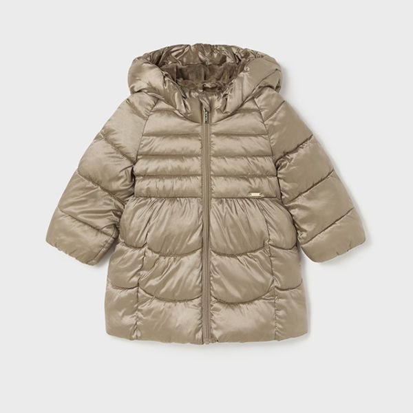 Mayoral Παιδικό Μπουφάν για Κορίτσι Καφέ 13-02425-046