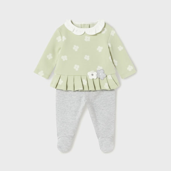 Mayoral Βρεφικό Σετ Φορμάκι κλειστό πέλμα για Κορίτσι Πράσινο 13-02505-029