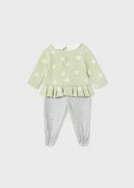 Mayoral Βρεφικό Σετ Φορμάκι κλειστό πέλμα για Κορίτσι Πράσινο 13-02505-029 - Image 2