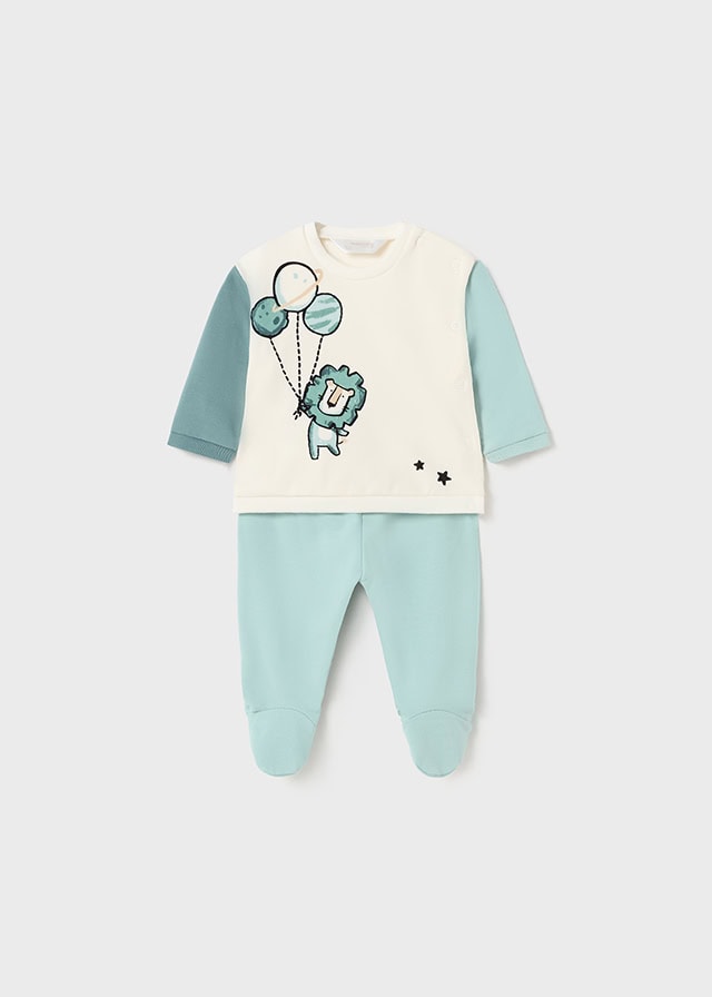 13-02511-047-L-4 Mayoral Βρεφικό Σετ Φορμάκι κλειστο πελμα για Αγόρι Μπλε 13-02511-047 - Image 1