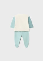 Mayoral Βρεφικό Σετ Φορμάκι κλειστο πελμα για Αγόρι Μπλε 13-02511-047 - Image 2