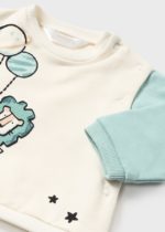 Mayoral Βρεφικό Σετ Φορμάκι κλειστο πελμα για Αγόρι Μπλε 13-02511-047 - Image 3