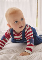 Mayoral Βρεφικό Σετ Σαλοπέτα φουτερ γουνινη  για Αγόρι Κόκκινο 13-02678-093 - Image 4