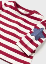 Mayoral Βρεφικό Σετ Σαλοπέτα φουτερ γουνινη  για Αγόρι Κόκκινο 13-02678-093 - Image 3