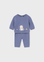 Mayoral Βρεφικό Σετ μακό 4 τεμάχια  για Αγόρι Μπλε 13-02680-015 - Image 2