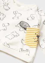 Mayoral Βρεφικό Σετ μακο 4 τεμαχια  για Αγόρι Κίτρινο 13-02681-021 - Image 5