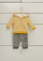 Mayoral Βρεφικό Σετ Φόρμα 3 τεμαχια μπλουζακι για Αγόρι Κίτρινο 13-02686-025 - Image 5