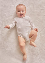 Mayoral Βρεφικό Κορμάκι μακρυμάνικο για Αγόρι Μπεζ 13-02746-061 - Image 4