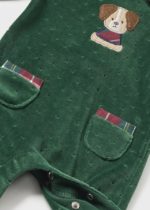 Mayoral Βρεφικό Φορμάκι Βελουτέ για Αγόρι Πράσινο 13-02748-036 - Image 3