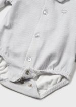 Mayoral Βρεφικό Κορμάκι πουκάμισο για Αγόρι Γκρι 13-02759-069 - Image 3