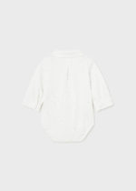 Mayoral Βρεφικό Κορμάκι πουκαμισο για Αγόρι Λευκό 13-02759-071 - Image 2