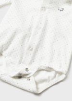 Mayoral Βρεφικό Κορμάκι πουκαμισο για Αγόρι Λευκό 13-02759-071 - Image 3