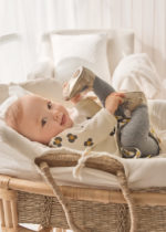 Mayoral Βρεφικό Σετ Φούστα μακο και Καλσόν  για Κορίτσι Εκρού 13-02849-054 - Image 4