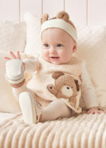 Mayoral Βρεφικό Σετ Φούστα μακο και Καλσόν  για Κορίτσι Εκρού 13-02849-054 - Image 5