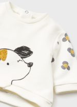 Mayoral Βρεφικό Σετ Φούστα μακο και Καλσόν  για Κορίτσι Εκρού 13-02849-054 - Image 3