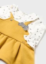 Mayoral Βρεφικό Φορμάκι Φούστα  για Κορίτσι Κίτρινο 13-02852-065 - Image 3