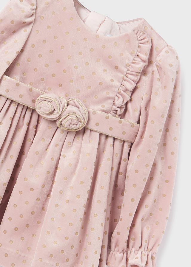 13-05506-072-L-6 Abel & Lula Βρεφικό Φόρεμα για Κορίτσι Ροζ 13-05506-072 - Image 3
