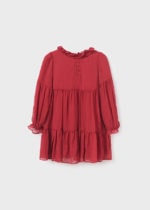 Abel & Lula Παιδικό Φόρεμα για Κορίτσι Μπορντώ 13-05535-036 - Image 2