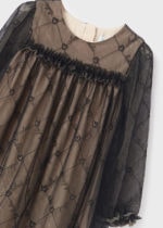 Abel & Lula Παιδικό Φόρεμα για Κορίτσι Μαύρο 13-05537-008 - Image 3