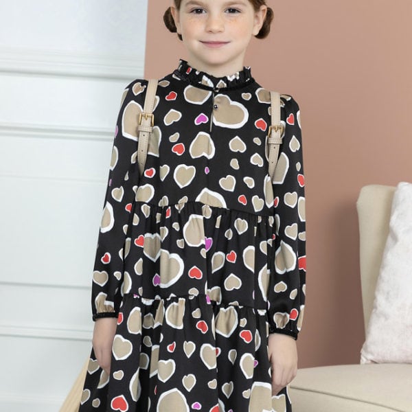 Abel & Lula Παιδικό Φόρεμα για Κορίτσι Μαύρο 13-05539-008