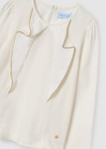 Abel & Lula Παιδική Μπλούζα για Κορίτσι Εκρού 13-05653-004 - Image 3