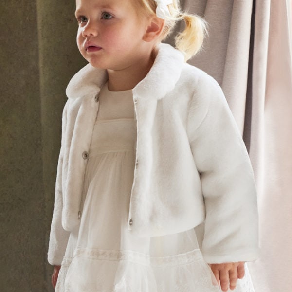 Abel & Lula Παιδικό Παλτό για Κορίτσι Εκρού 13-05845-088