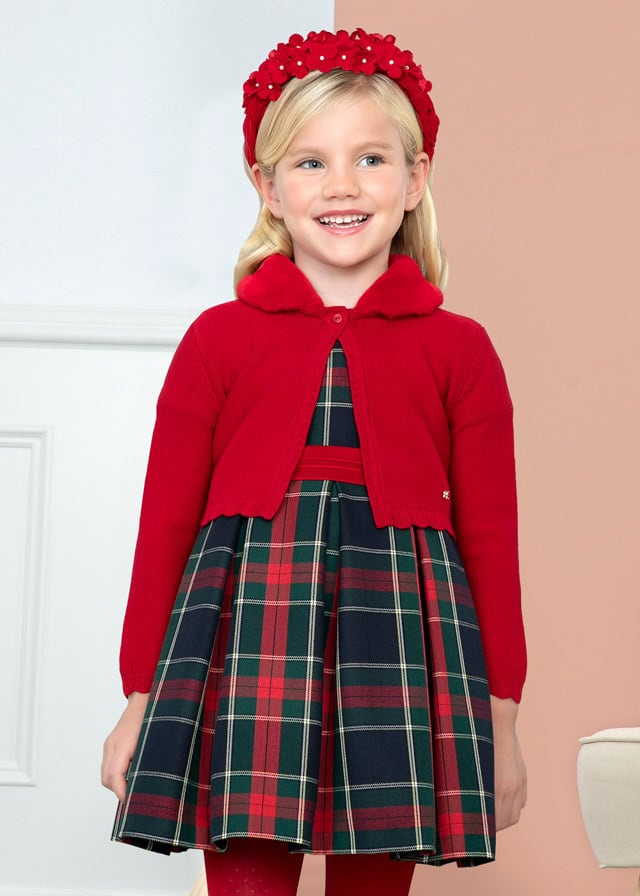 13-05862-075-L-1 Abel & Lula Παιδική Ζακέτα για Κορίτσι Κόκκινο 13-05862-075 - Image 1